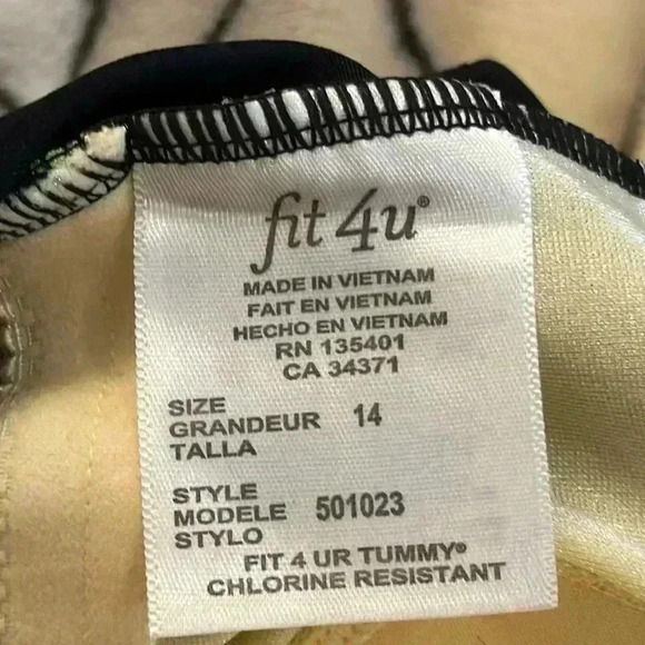 Fit 4 u swimsuit, size 14, NWT - Picture 3 of 6